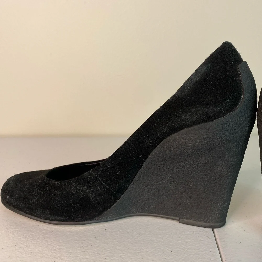 Vintage Y2K Michael Kors Black Suede Wedge